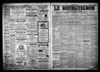 3 vues  - Le Bourguignon : journal de la démocratie radicale, n° 183, dimanche 6 août 1899 (ouvre la visionneuse)