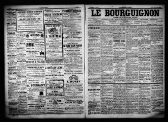 3 vues  - Le Bourguignon : journal de la démocratie radicale, n° 185, mercredi 9 août 1899 (ouvre la visionneuse)