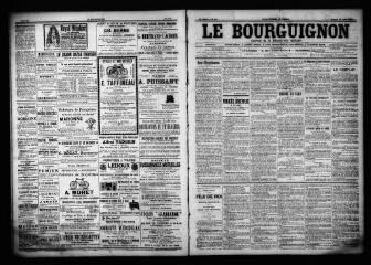 3 vues  - Le Bourguignon : journal de la démocratie radicale, n° 194, samedi 19 août 1899 (ouvre la visionneuse)