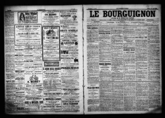 3 vues  - Le Bourguignon : journal de la démocratie radicale, n° 200, samedi 26 août 1899 (ouvre la visionneuse)