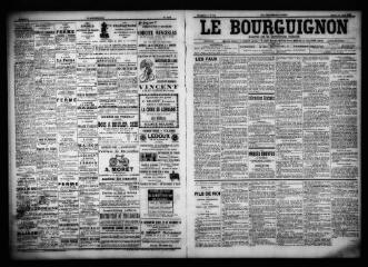 3 vues  - Le Bourguignon : journal de la démocratie radicale, n° 202, mardi 29 août 1899 (ouvre la visionneuse)