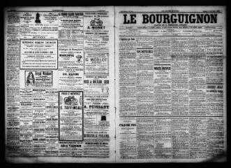3 vues  - Le Bourguignon : journal de la démocratie radicale, n° 206, samedi 2 septembre 1899 (ouvre la visionneuse)