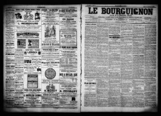 3 vues  - Le Bourguignon : journal de la démocratie radicale, n° 216, jeudi 14 septembre 1899 (ouvre la visionneuse)