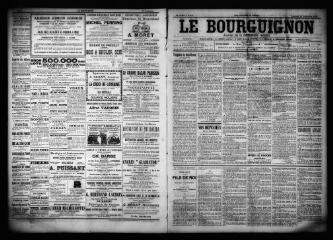 3 vues  - Le Bourguignon : journal de la démocratie radicale, n° 217, vendredi 15 septembre 1899 (ouvre la visionneuse)