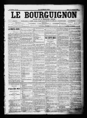 3 vues  - Le Bourguignon : journal de la démocratie radicale, n° 220, mardi 19 septembre 1899 (ouvre la visionneuse)
