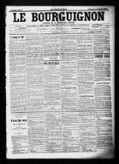 3 vues  - Le Bourguignon : journal de la démocratie radicale, n° 225, dimanche 24 septembre 1899 (ouvre la visionneuse)