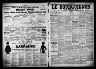 3 vues  - Le Bourguignon : journal de la démocratie radicale, n° 243, mardi 17 octobre 1899 (ouvre la visionneuse)