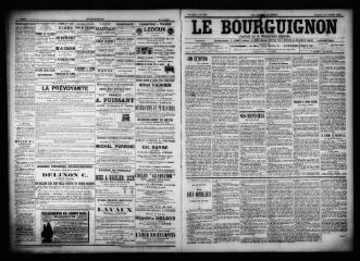 3 vues  - Le Bourguignon : journal de la démocratie radicale, n° 246, vendredi 20 octobre 1899 (ouvre la visionneuse)