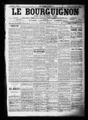 3 vues  - Le Bourguignon : journal de la démocratie radicale, n° 256, mercredi 1er novembre 1899 (ouvre la visionneuse)
