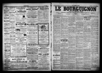 3 vues  - Le Bourguignon : journal de la démocratie radicale, n° 258, vendredi 3 novembre 1899 (ouvre la visionneuse)