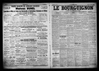 3 vues  - Le Bourguignon : journal de la démocratie radicale, n° 261, mardi 7 novembre 1899 (ouvre la visionneuse)