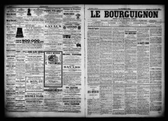 3 vues  - Le Bourguignon : journal de la démocratie radicale, n° 266, dimanche 12 novembre 1899 (ouvre la visionneuse)