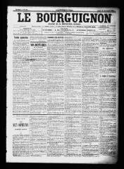 3 vues  - Le Bourguignon : journal de la démocratie radicale, n° 269, jeudi 16 novembre 1899 (ouvre la visionneuse)