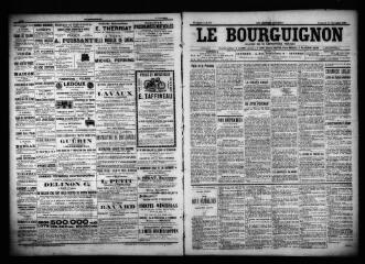 3 vues  - Le Bourguignon : journal de la démocratie radicale, n° 276, vendredi 24 novembre 1899 (ouvre la visionneuse)
