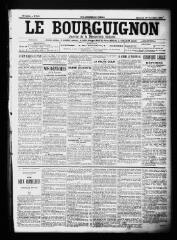 3 vues  - Le Bourguignon : journal de la démocratie radicale, n° 280, mercredi 29 novembre 1899 (ouvre la visionneuse)