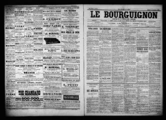3 vues  - Le Bourguignon : journal de la démocratie radicale, n° 291, mardi 12 décembre 1899 (ouvre la visionneuse)