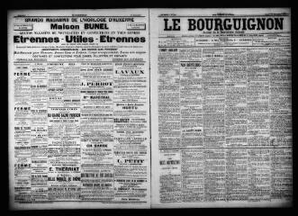 3 vues  - Le Bourguignon : journal de la démocratie radicale, n° 297, mardi 19 décembre 1899 (ouvre la visionneuse)