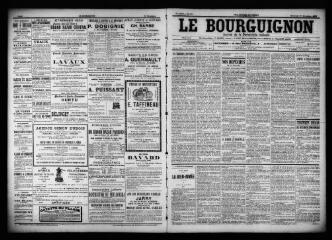 3 vues  - Le Bourguignon : journal de la démocratie radicale, n° 304, mercredi 27 décembre 1899 (ouvre la visionneuse)