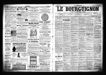 3 vues  - Le Bourguignon : journal de la démocratie radicale, n° 3, vendredi 5 janvier 1900 (ouvre la visionneuse)