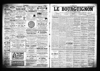 3 vues  - Le Bourguignon : journal de la démocratie radicale, n° 4, samedi 6 janvier 1900 (ouvre la visionneuse)