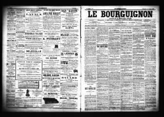 3 vues  - Le Bourguignon : journal de la démocratie radicale, n° 7, mercredi 10 janvier 1900 (ouvre la visionneuse)