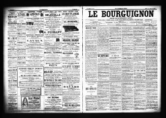 3 vues  - Le Bourguignon : journal de la démocratie radicale, n° 8, jeudi 11 janvier 1900 (ouvre la visionneuse)