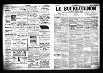 3 vues  - Le Bourguignon : journal de la démocratie radicale, n° 9, vendredi 12 janvier 1900 (ouvre la visionneuse)