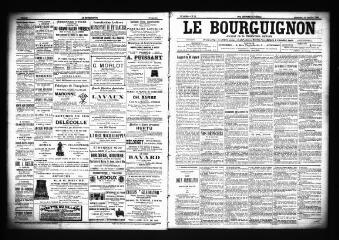 3 vues  - Le Bourguignon : journal de la démocratie radicale, n° 11, dimanche 14 janvier 1900 (ouvre la visionneuse)