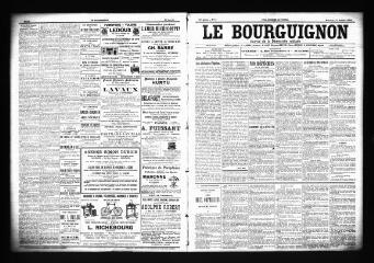 3 vues  - Le Bourguignon : journal de la démocratie radicale, n° 13, mercredi 17 janvier 1900 (ouvre la visionneuse)