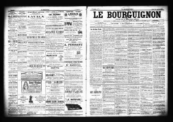 3 vues  - Le Bourguignon : journal de la démocratie radicale, n° 14, jeudi 18 janvier 1900 (ouvre la visionneuse)