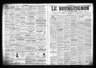 3 vues  - Le Bourguignon : journal de la démocratie radicale, n° 18, mardi 23 janvier 1900 (ouvre la visionneuse)