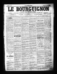 3 vues  - Le Bourguignon : journal de la démocratie radicale, n° 22, samedi 27 janvier 1900 (ouvre la visionneuse)