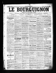 3 vues  - Le Bourguignon : journal de la démocratie radicale, n° 23, dimanche 28 janvier 1900 (ouvre la visionneuse)