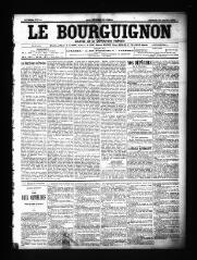 3 vues  - Le Bourguignon : journal de la démocratie radicale, n° 26, mercredi 31 janvier 1900 (ouvre la visionneuse)