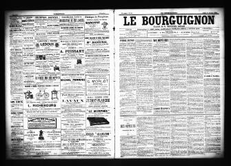 3 vues  - Le Bourguignon : journal de la démocratie radicale, n° 27, jeudi 1er février 1900 (ouvre la visionneuse)