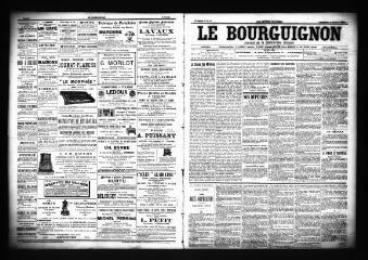 3 vues  - Le Bourguignon : journal de la démocratie radicale, n° 30, dimanche 4 février 1900 (ouvre la visionneuse)