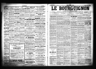 3 vues  - Le Bourguignon : journal de la démocratie radicale, n° 31, mardi 6 février 1900 (ouvre la visionneuse)