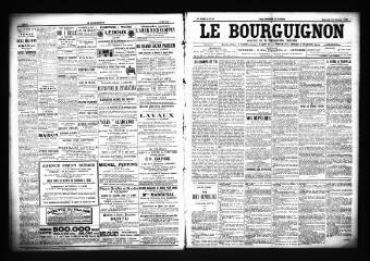 3 vues  - Le Bourguignon : journal de la démocratie radicale, n° 38, mercredi 14 février 1900 (ouvre la visionneuse)