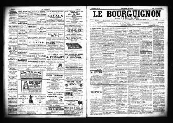 3 vues  - Le Bourguignon : journal de la démocratie radicale, n° 39, jeudi 15 février 1900 (ouvre la visionneuse)