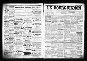 3 vues  - Le Bourguignon : journal de la démocratie radicale, n° 42, dimanche 18 février 1900 (ouvre la visionneuse)