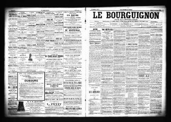 3 vues  - Le Bourguignon : journal de la démocratie radicale, n° 43, mardi 20 février 1900 (ouvre la visionneuse)