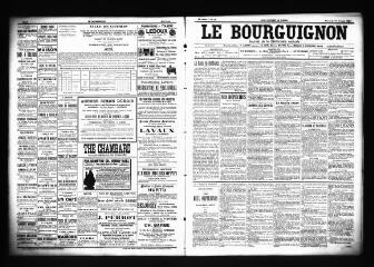 3 vues  - Le Bourguignon : journal de la démocratie radicale, n° 44, mercredi 21 février 1900 (ouvre la visionneuse)