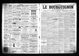 3 vues  - Le Bourguignon : journal de la démocratie radicale, n° 46, vendredi 23 février 1900 (ouvre la visionneuse)