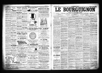 3 vues  - Le Bourguignon : journal de la démocratie radicale, n° 47, samedi 24 février 1900 (ouvre la visionneuse)