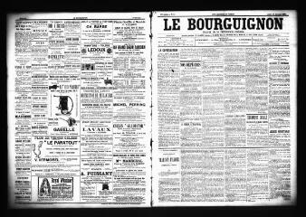 3 vues  - Le Bourguignon : journal de la démocratie radicale, n° 51, jeudi 29 février 1900 (ouvre la visionneuse)