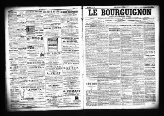 3 vues  - Le Bourguignon : journal de la démocratie radicale, n° 52, vendredi 2 mars 1900 (ouvre la visionneuse)