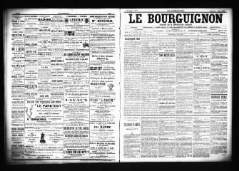 3 vues  - Le Bourguignon : journal de la démocratie radicale, n° 54, dimanche 4 mars 1900 (ouvre la visionneuse)