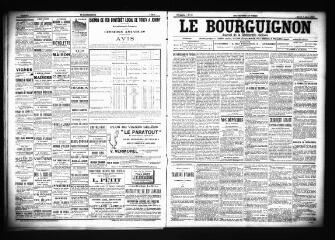 3 vues  - Le Bourguignon : journal de la démocratie radicale, n° 55, mardi 6 mars 1900 (ouvre la visionneuse)