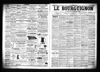 3 vues  - Le Bourguignon : journal de la démocratie radicale, n° 57, jeudi 8 mars 1900 (ouvre la visionneuse)