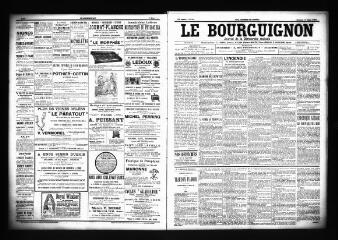 3 vues  - Le Bourguignon : journal de la démocratie radicale, n° 59, samedi 10 mars 1900 (ouvre la visionneuse)